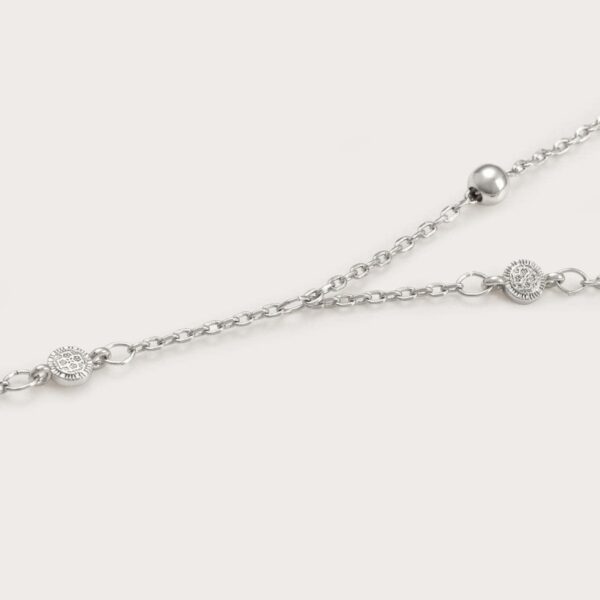 Rhinestone-encrusted Chain Mitten-type Bracelet Party Gathering Simple - Image 4
