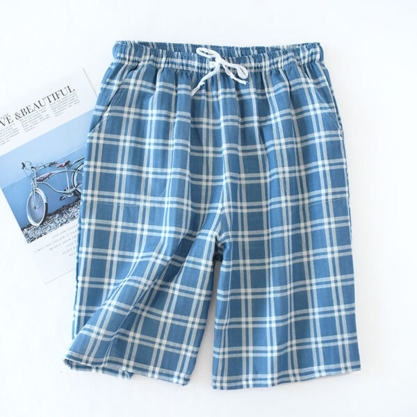 Cotton Cropped Pants Loose Casual Pajama Pants Summer - Image 6