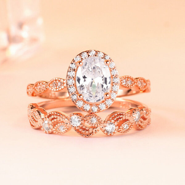 Women's Retro Pattern Plated Alloy Ring - Image 7