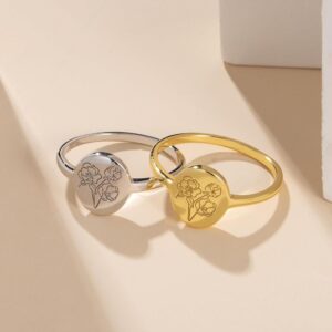 S925 Sterling Silver Women's Creative Flower Ring