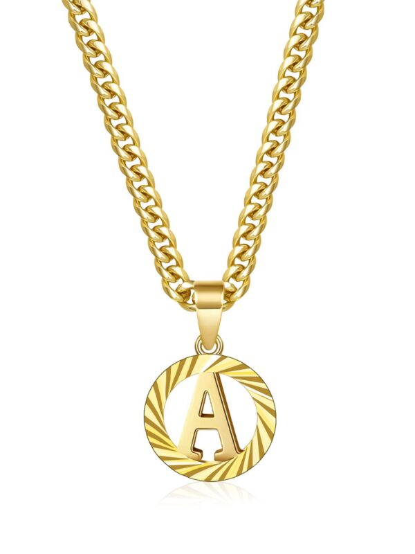 Simple Style Round 26 Letter Necklace - Image 6