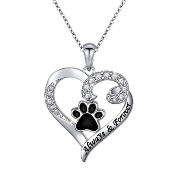 Creative Animal Paw Print Personality All-match Stylish Pendant Necklace - Image 2