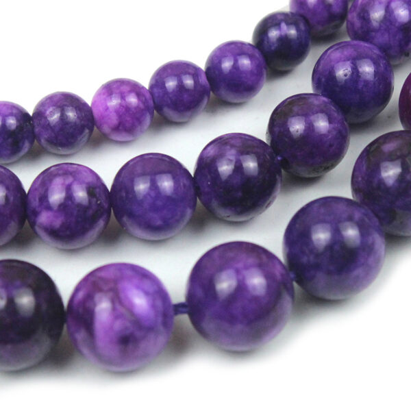 Charoite Chalcedony Stone Scattered Beads Diy Handmade Beaded - Image 4