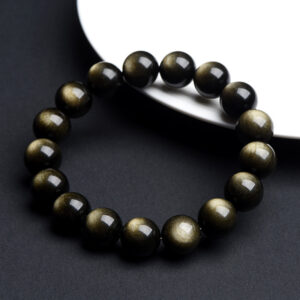 Fashion Personality Natural Eyes Obsidian Bracelet