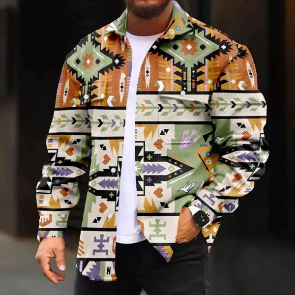 Fashion Individual Casual Printed Men's Jacket - Image 2
