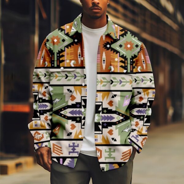 Fashion Individual Casual Printed Men's Jacket - Image 8