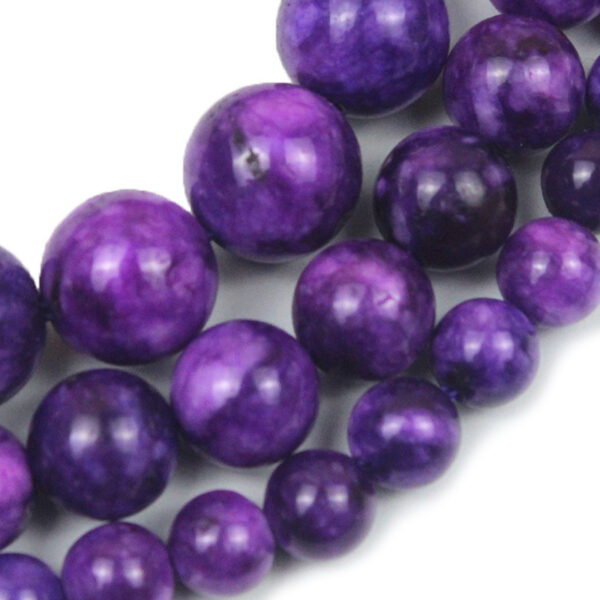 Charoite Chalcedony Stone Scattered Beads Diy Handmade Beaded - Image 3