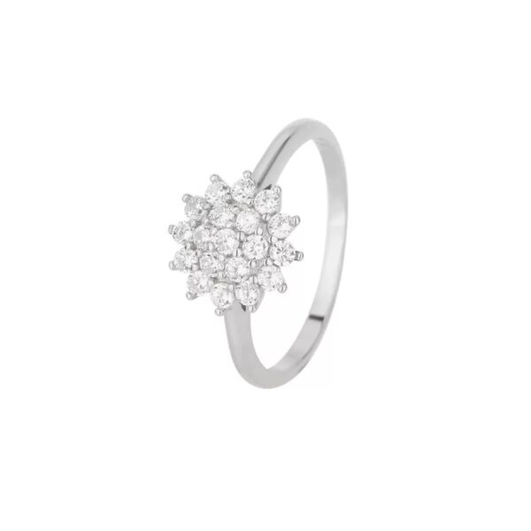 Simple Personality SUNFLOWER Zircon Ring For Women - Image 2