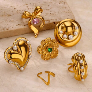 European And American Fashion Exaggerated Irregular Ring