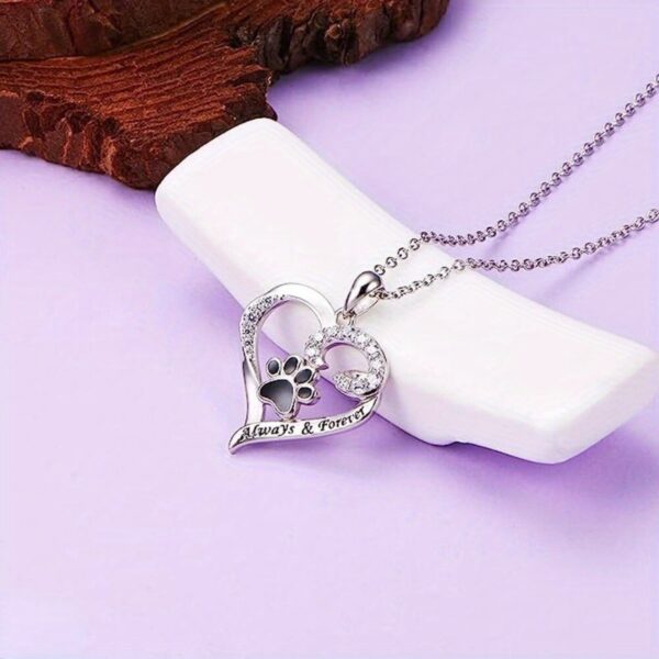 Creative Animal Paw Print Personality All-match Stylish Pendant Necklace - Image 3