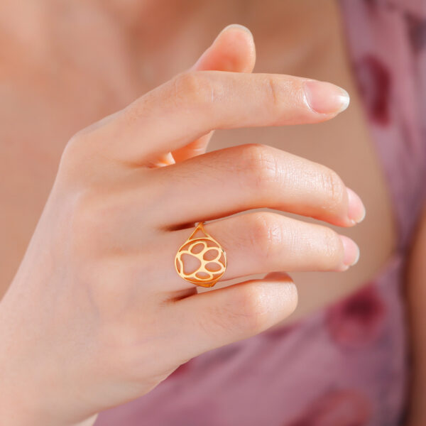 Stainless Steel Animal Ring Ladies Ring - Image 3