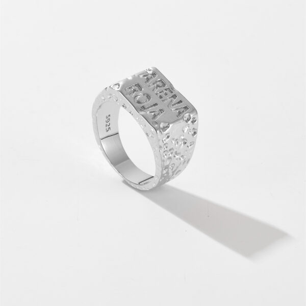 Women's Creative Fashion English Printing Ring - Image 6