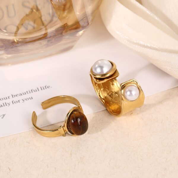 Retro French Ring Niche Design Ring For Women - Image 3