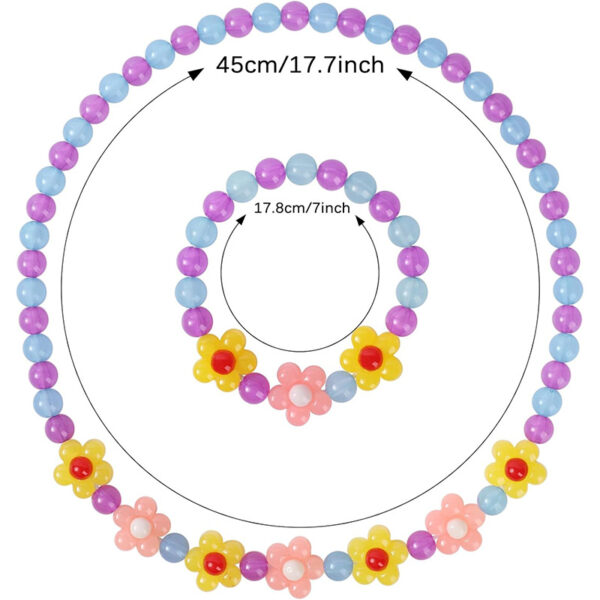 Cartoon Acrylic Candy Color Children's Necklace - Image 3