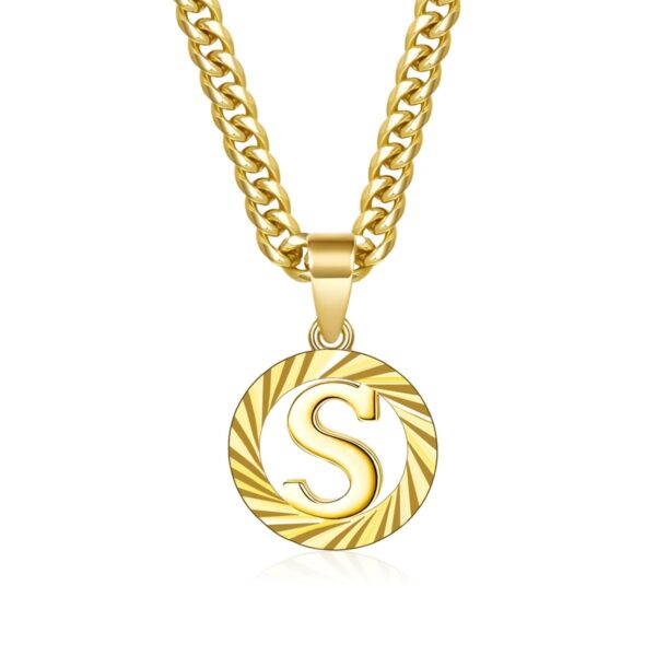 Simple Style Round 26 Letter Necklace - Image 5
