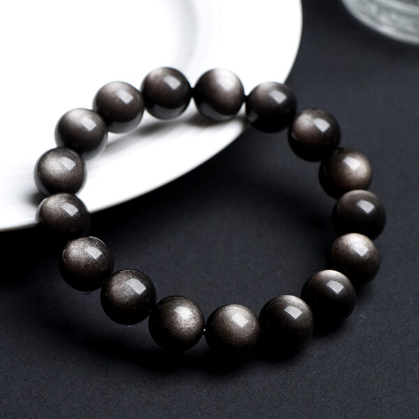 Fashion Personality Natural Eyes Obsidian Bracelet - Image 2