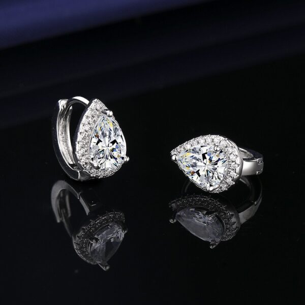 Stylish Round Frosty Style Earrings - Image 4