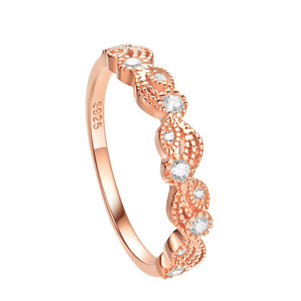 Women's Retro Pattern Plated Alloy Ring - Image 4