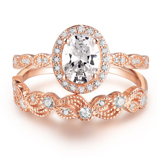 Women's Retro Pattern Plated Alloy Ring - Image 2