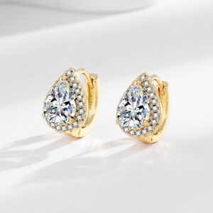 Stylish Round Frosty Style Earrings