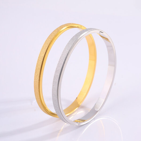 Titanium Steel Bracelet Starry Frosted