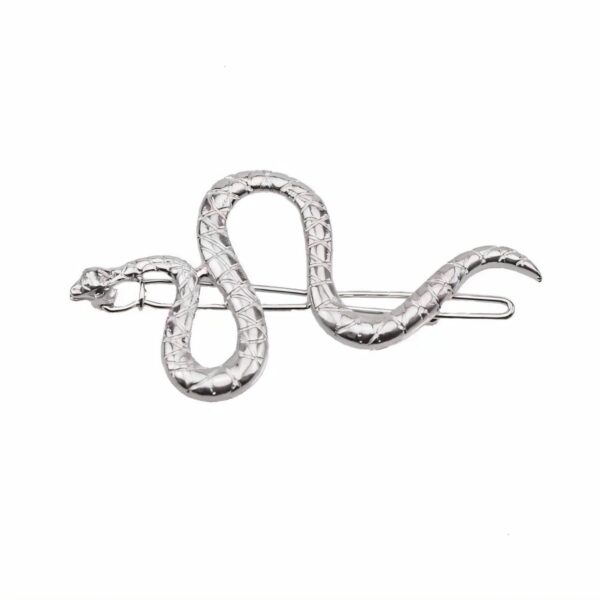 Retro Creative Snake-shaped Dark High-grade Versatile Personalized Cold Style Side Clip Fashion - Image 5