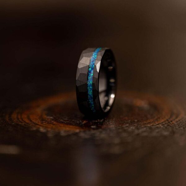 8mm Tungsten Steel Flat Hammer Ring - Image 3
