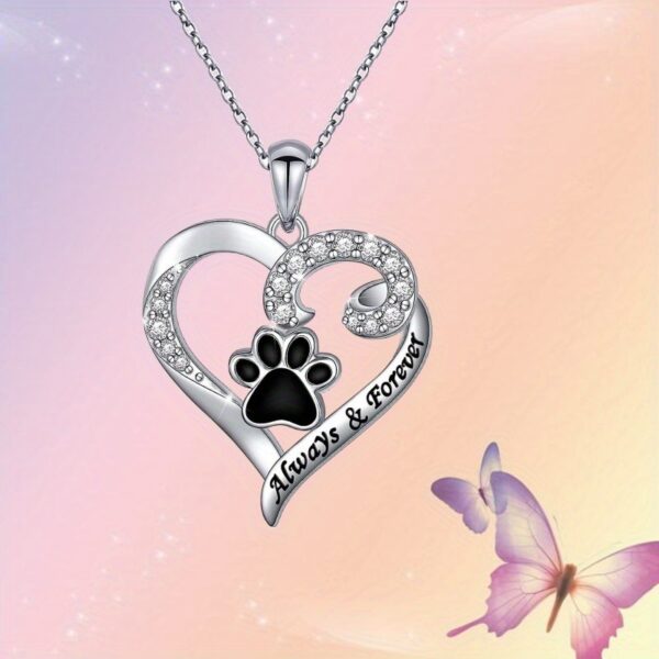 Creative Animal Paw Print Personality All-match Stylish Pendant Necklace - Image 5