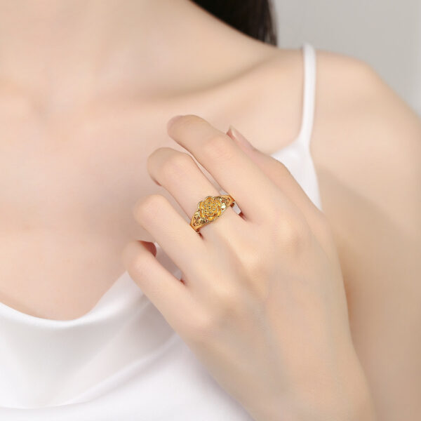 Rose Ring For Women Does Not Fade For A Long Time - Image 3