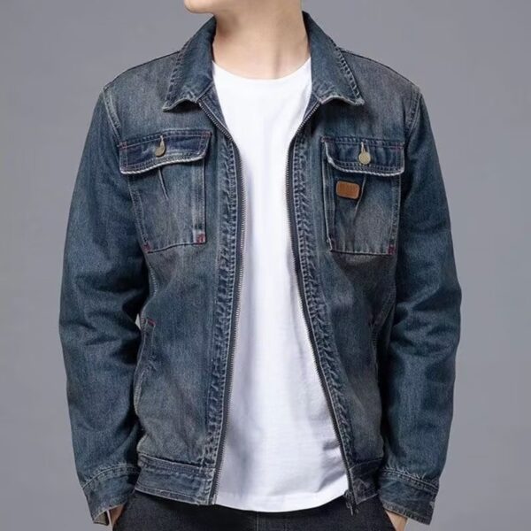 Korean-style Slim-fit Retro Casual Handsome Jacket - Image 4