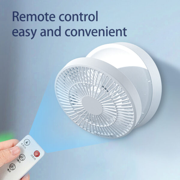 Remote Control Portable Rechargeable Ceiling Usb Electric Folding Fan Night Light Air Cooler Home-appliance Home - Image 4