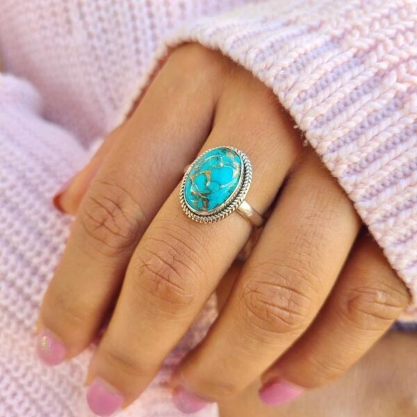 Handmade Retro European And American Fashion Ring - Image 3