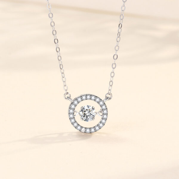 S925 Silver Pulsatile Heart Smart Sterling Silver Necklace For Women