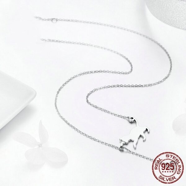 Naughty Kitten 925 Sterling Silver Necklace Personalized Diamond - Image 2