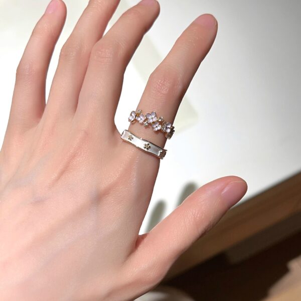 Niche Unique Korean Style Light Luxury High-grade Butterfly Ring - Image 3