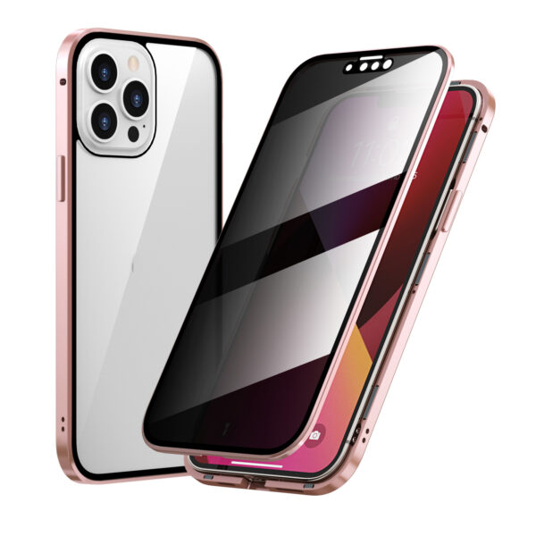 Privacy-proof Magneto Phone Case Double Sided Metal Frame - Image 8