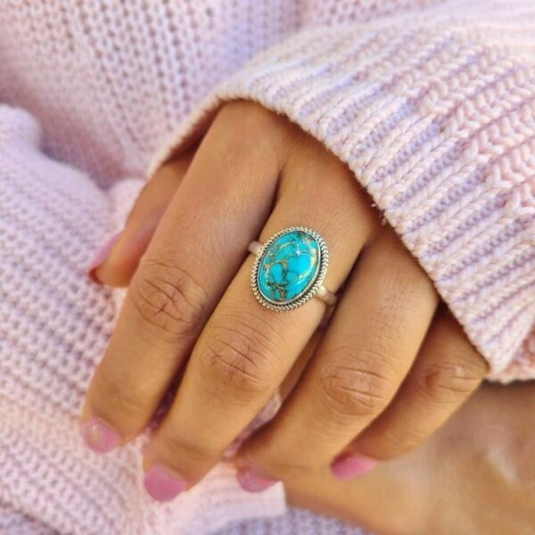 Handmade Retro European And American Fashion Ring - Image 5