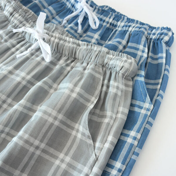 Cotton Cropped Pants Loose Casual Pajama Pants Summer - Image 3
