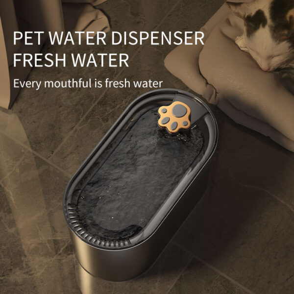 3L Cat Water Fountain Filter Automatic Drinker For Dogs Cats Pet Water Dispenser Ultra-Quiet Water Dispenser With LED Light Pet Products - Image 5