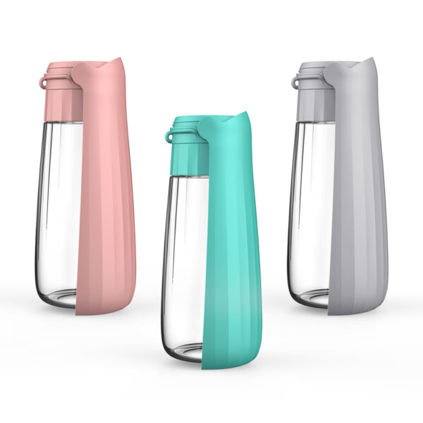 Pet Water Cup Outdoor Portable Folding Dog Water Bottle 550ml Large Capacity Medium To Large Dog Drinking Bottle - Image 2