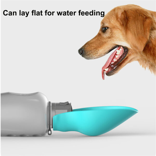 800ml Dogs Water Bottle Portable High Capacity Leakproof Pet Foldable Drinking Bowl Golden Retriever Outdoor Walking Supplies Pet Products - Image 4