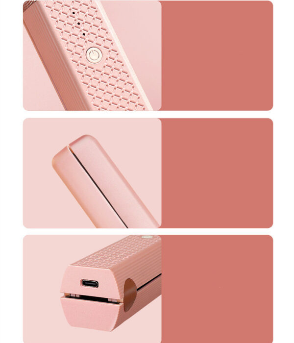 Hair Straightener Cordless Usb Hair Straightener Mini Ceramics Hair Curler 3 Constant Temperature Portable Flat Iron For Travel - Image 7
