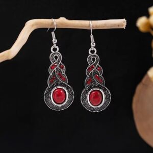Design Inspired Droplet Shaped Retro Exaggerated Earrings