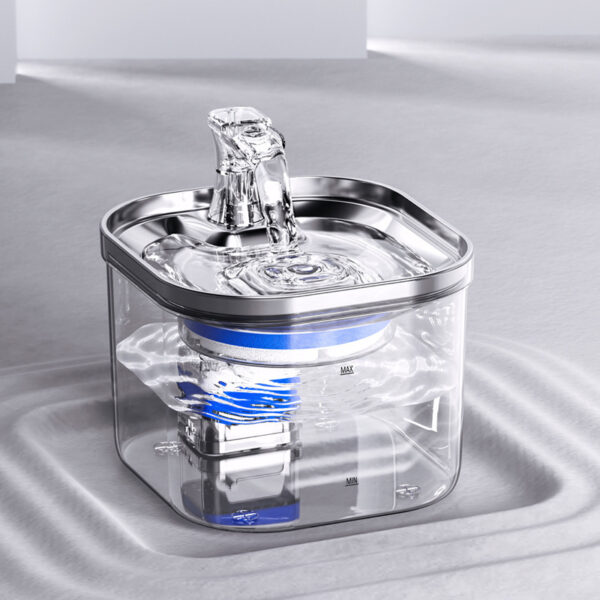 Pet Cat Dog Stainless Steel Automatic Circulation Water Dispenser Intelligent Fountain Pets Accessories - Image 4