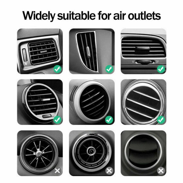 10W QI Wireless Fast Car Charger Mount Holder Stand Automatic Clamping Charging - Image 3