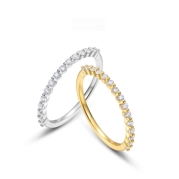 Hot Mining Simple Bright Moissanite Ring - Image 5