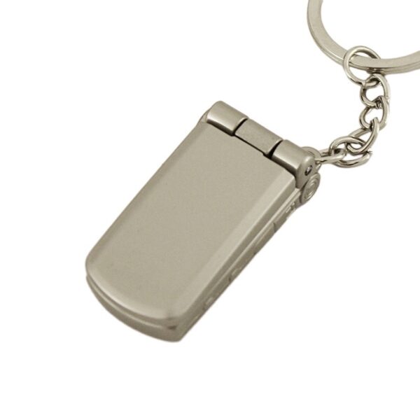 Creative Mini Small Mobile Phone Flip Rotating Keychain - Image 5