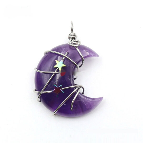 Handmade Ornament Star And Moon Pendant - Image 2