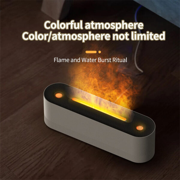 Flame Air Humidifier Ultrasonic 7 Colors Aroma Diffuser LED Cool Mist Maker Fogger Essential Oil Room Fragrance Office Home Decor - Image 4