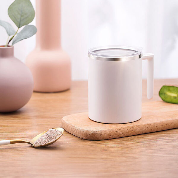 Portable Smart Magnetic Automatic Mixing Coffee Cup Rechargeable Rotating Home Office Travel Stirring Cup - Image 2